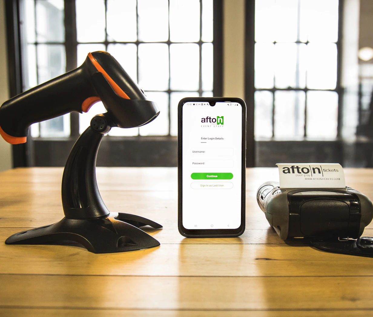 screenshot of Afton Tickets